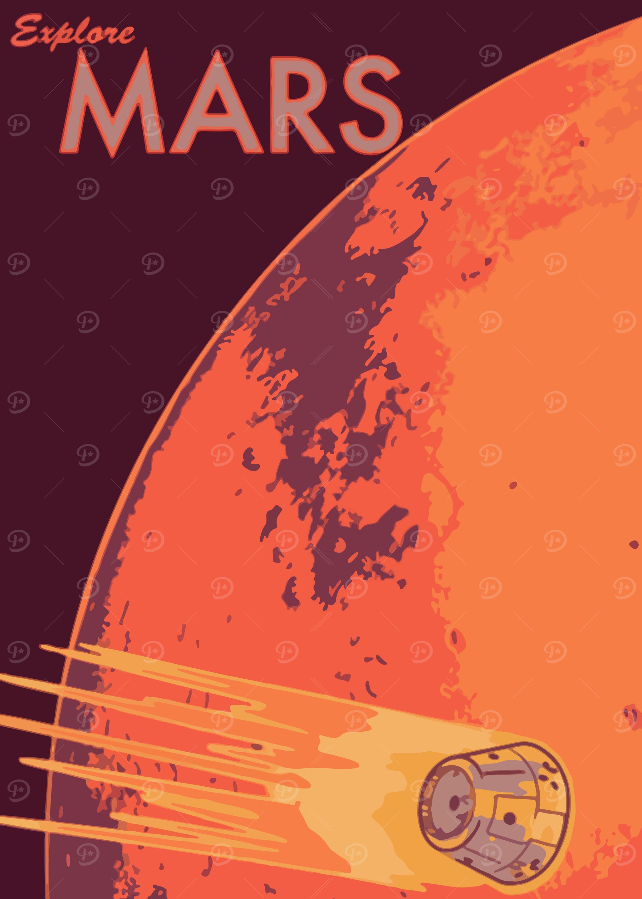 explore to mars