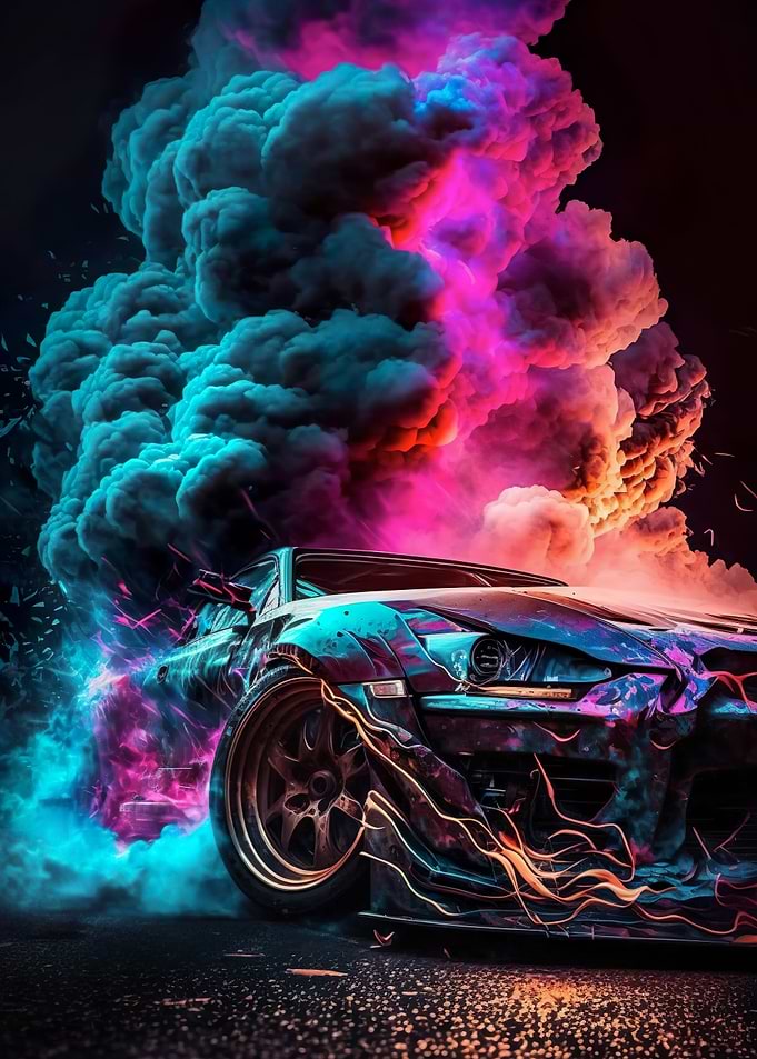 Trending Retro Racing Car