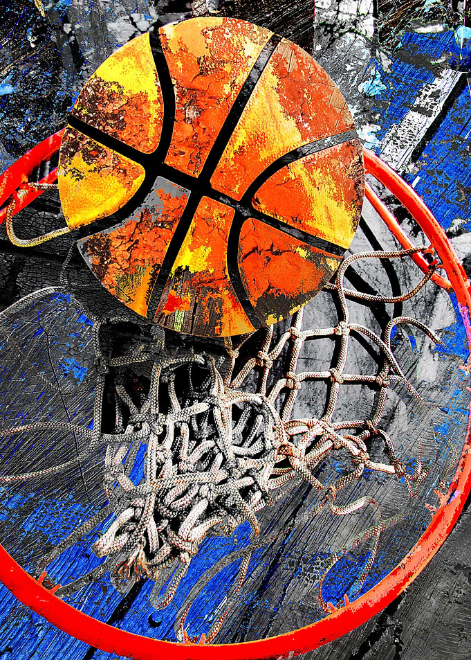 Basketball art print S209