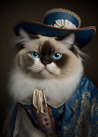 Portrait Of A Persian Cat