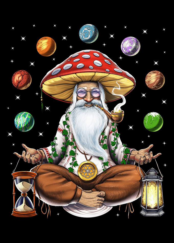 Hippie Mushroom Meditation
