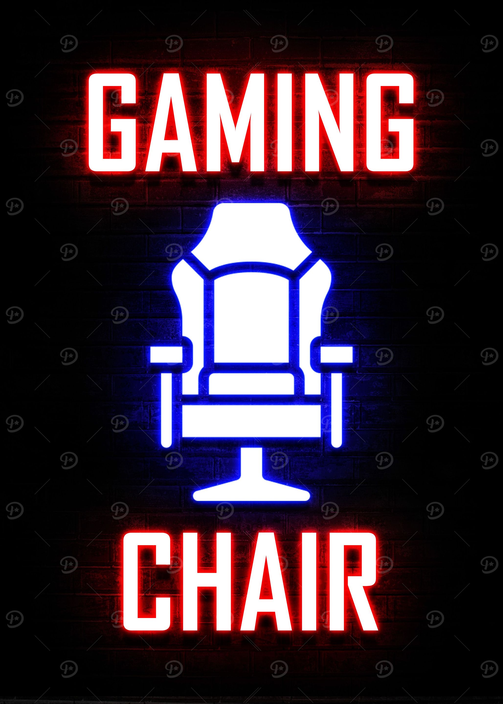 Gaming Chair Neon Quotes