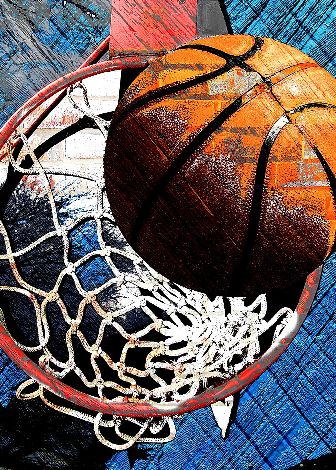 Basketball art print S212