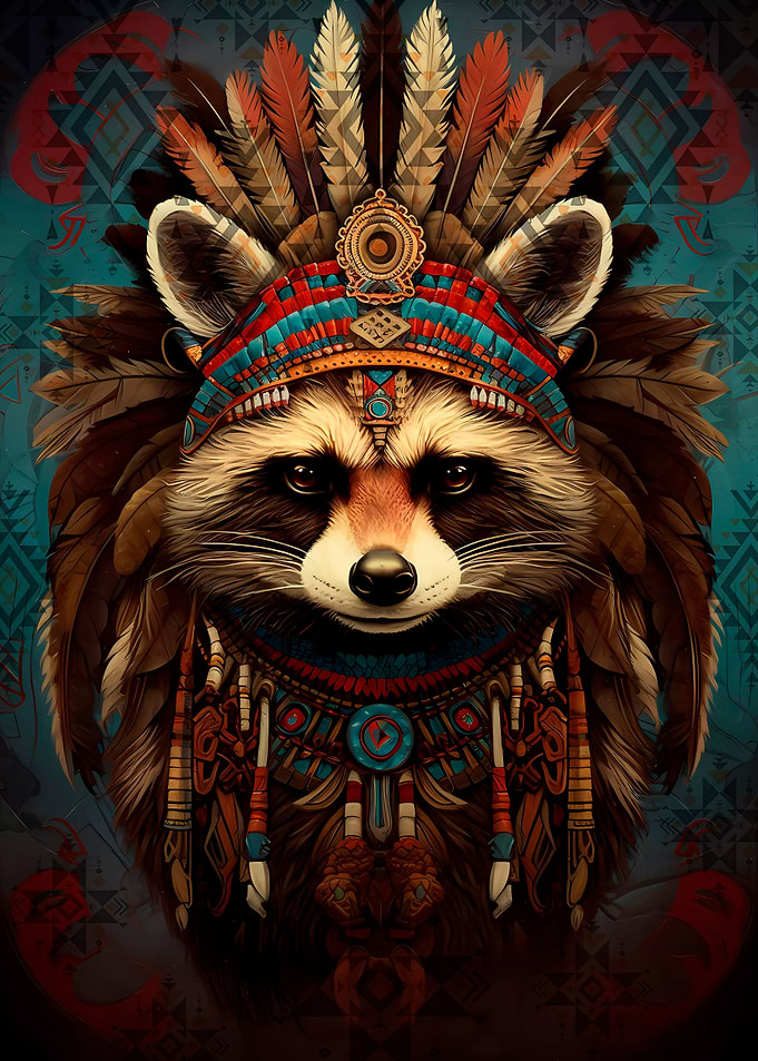 Indi raccoon