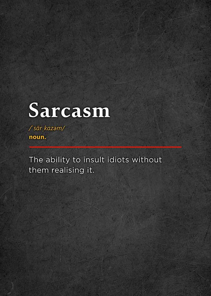 Sarcasm Definition