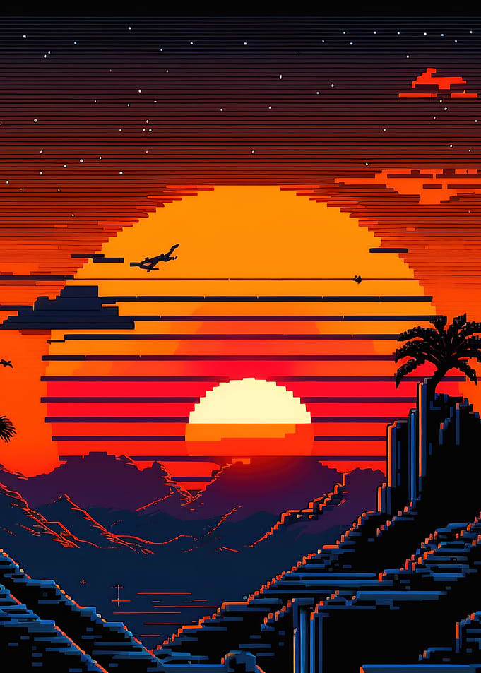 THE SUNSET OR SUNRISE