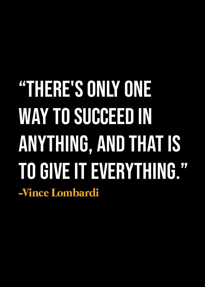 Vince Lombardi Quote