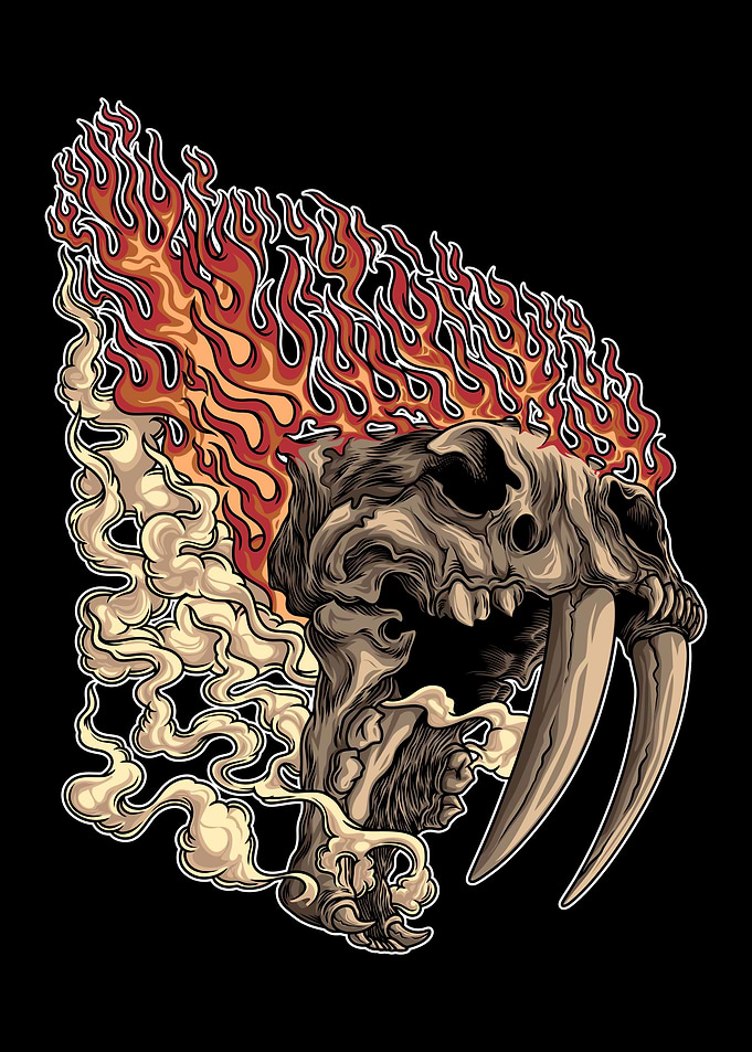 Sabertooth Illustration