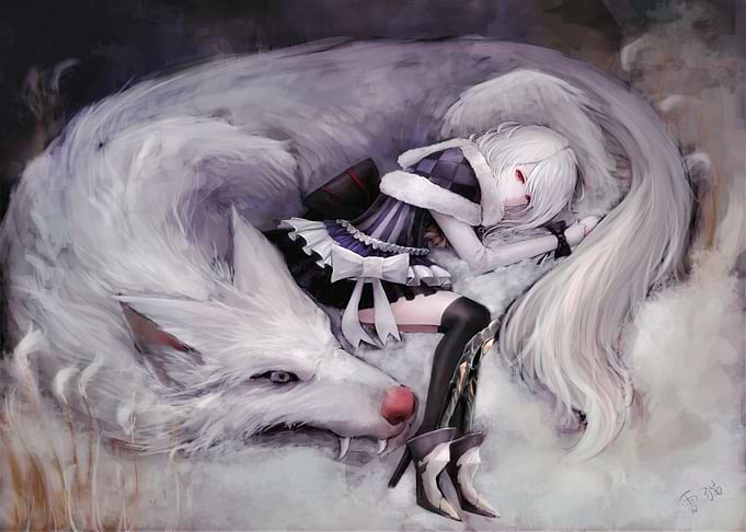 White wolf