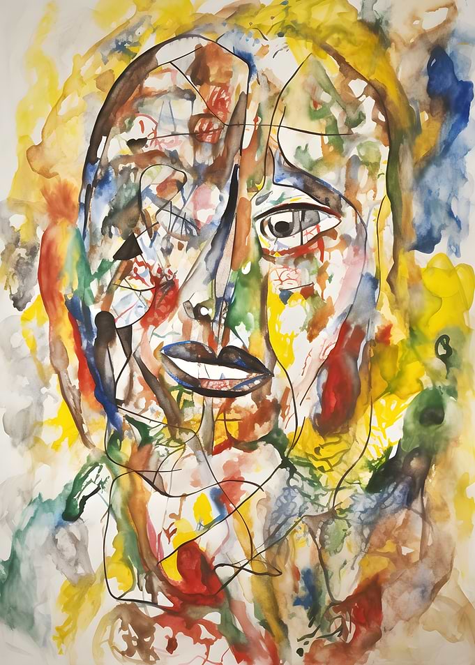 Abstract Art Portrait