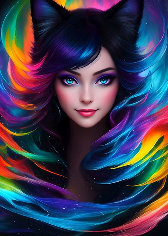 Feline Fantasy Girl