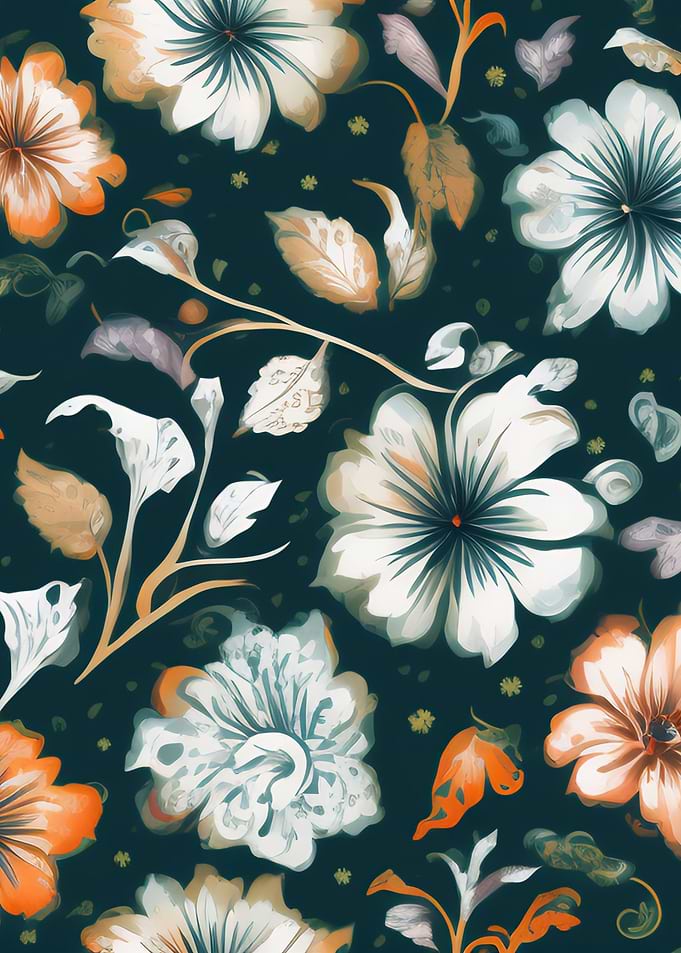 White Flowers Floral