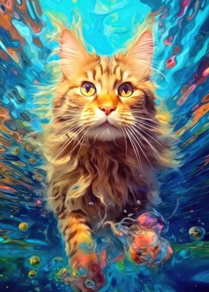 Underwater Cat 3