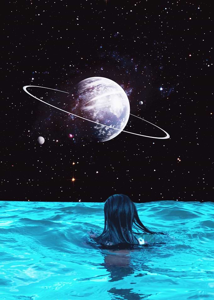 Swimming in space