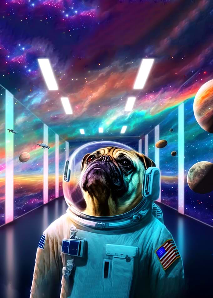 Pugstronaut | Space Dog