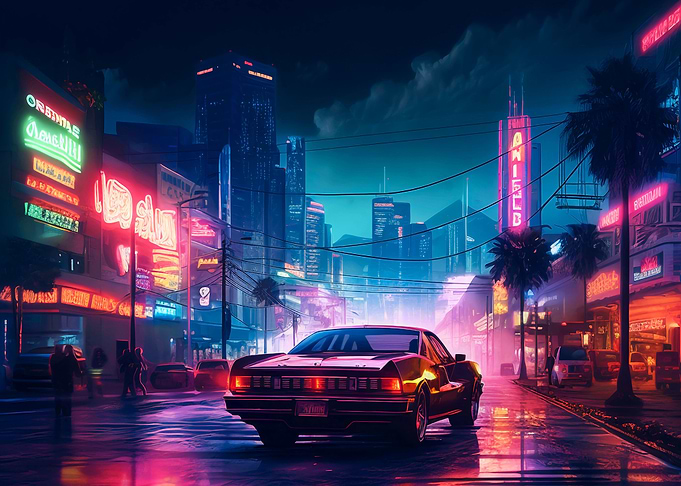Cyberpunk City LA