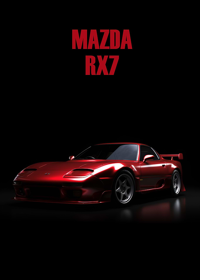 Mazda RX7 Red Candy