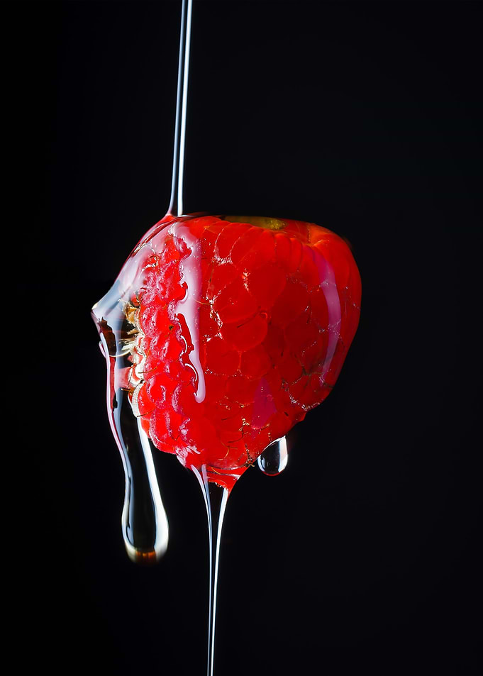 Floating raspberry