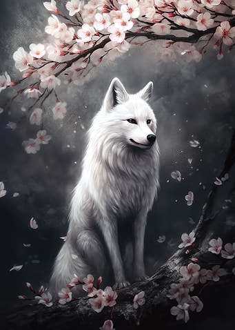 White Fox X Cherry Blossom