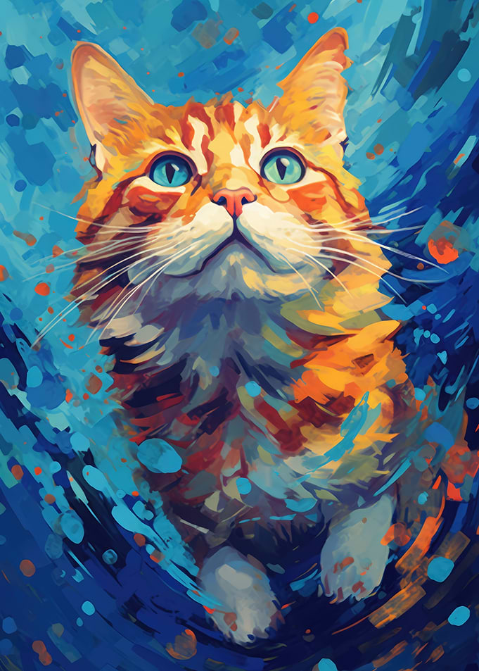 Underwater Cat