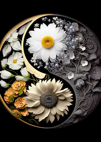 Flower Yin Yang