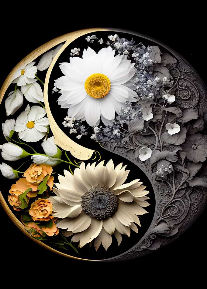 Flower Yin Yang