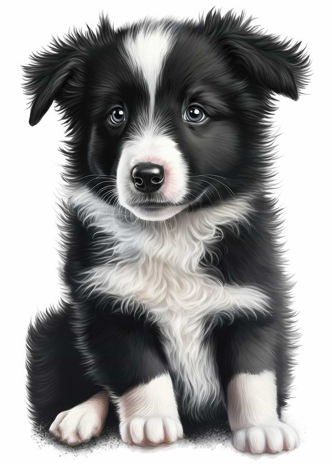 Border Collie Dog 04