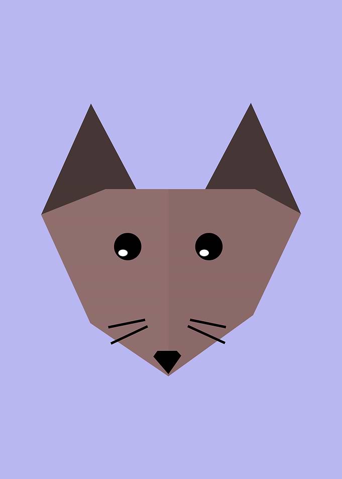minimalistic cute mouse