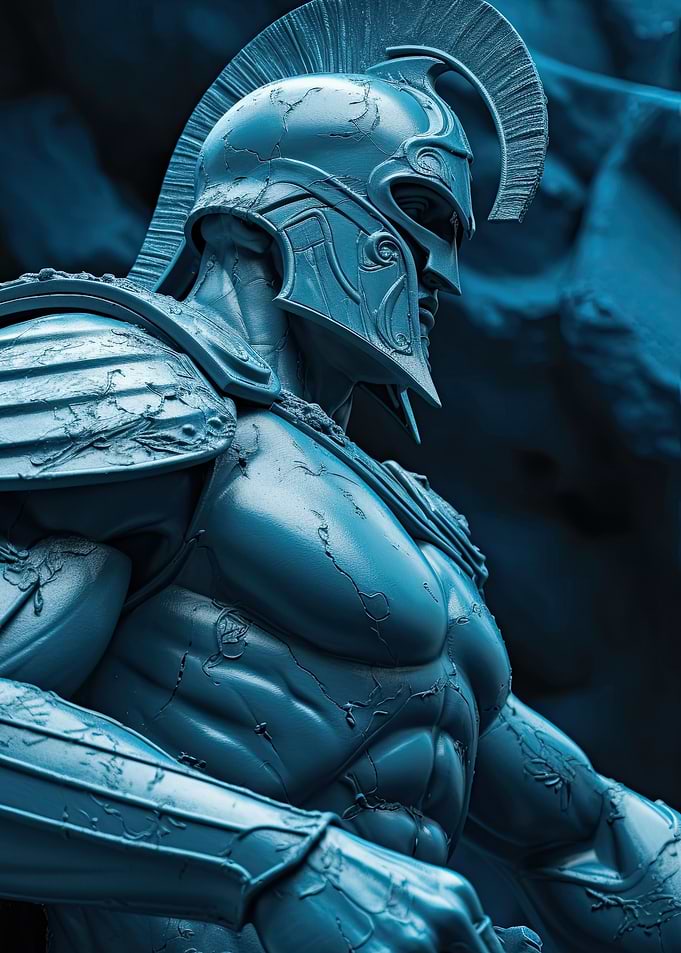 Spartan Warrior Statue