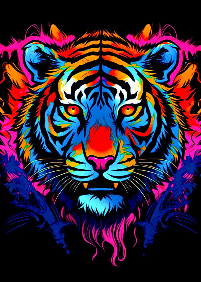 Colorful Tiger