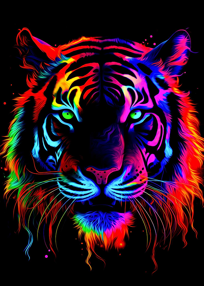 Colorful Tiger