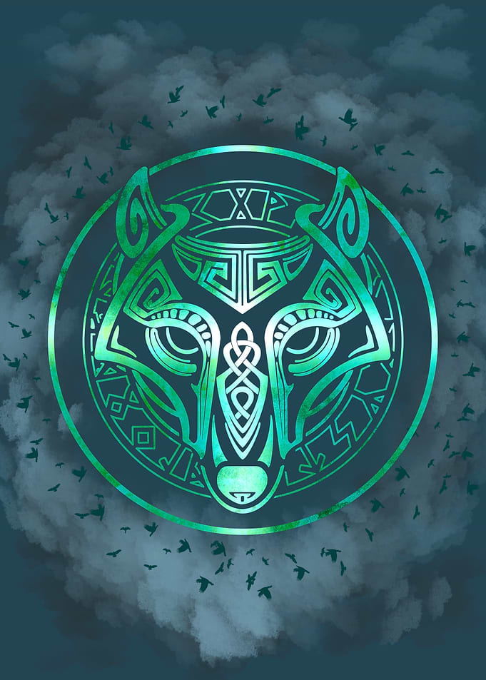 Odin wolf north mythology