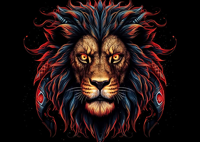 Red Lion Head