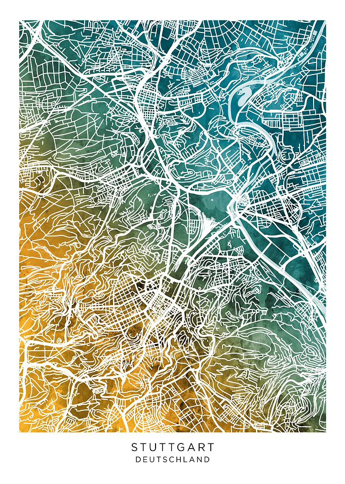 Stuttgart Germany Map