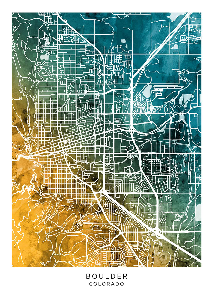 Boulder Colorado Map