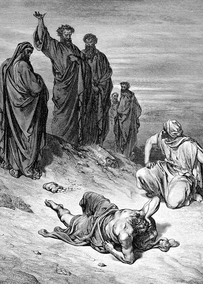 Death of Ananias