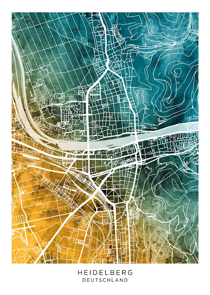 Heidelberg Germany Map