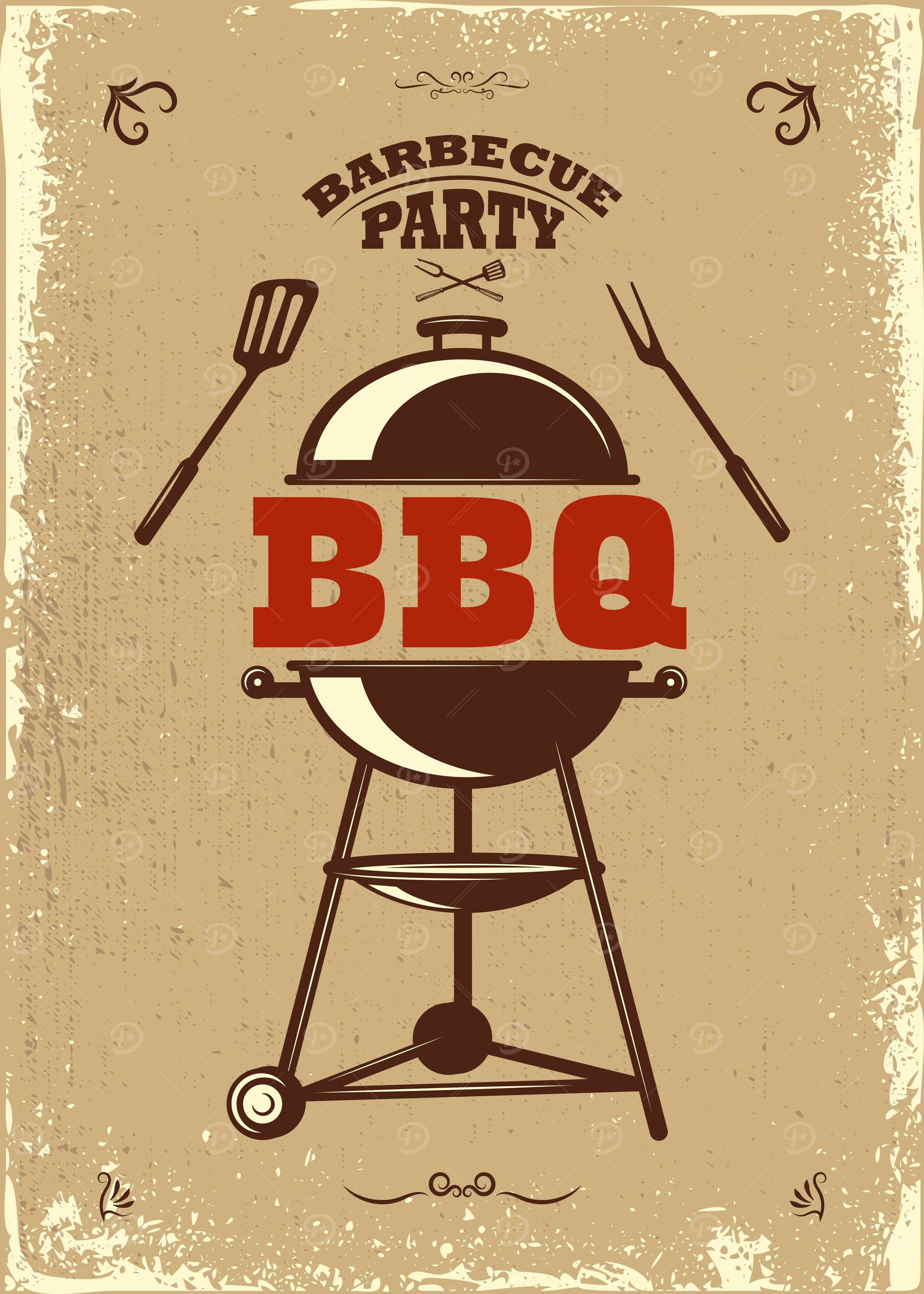 Bbq and grill Poster