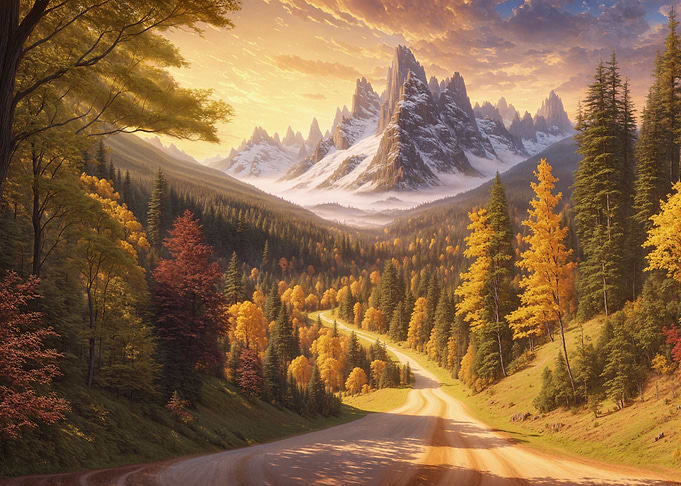 Autumn Forest Path
