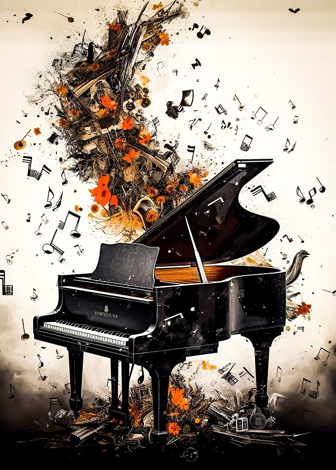 Piano Colorful