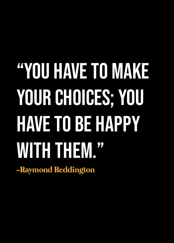 Raymond Reddington Quote