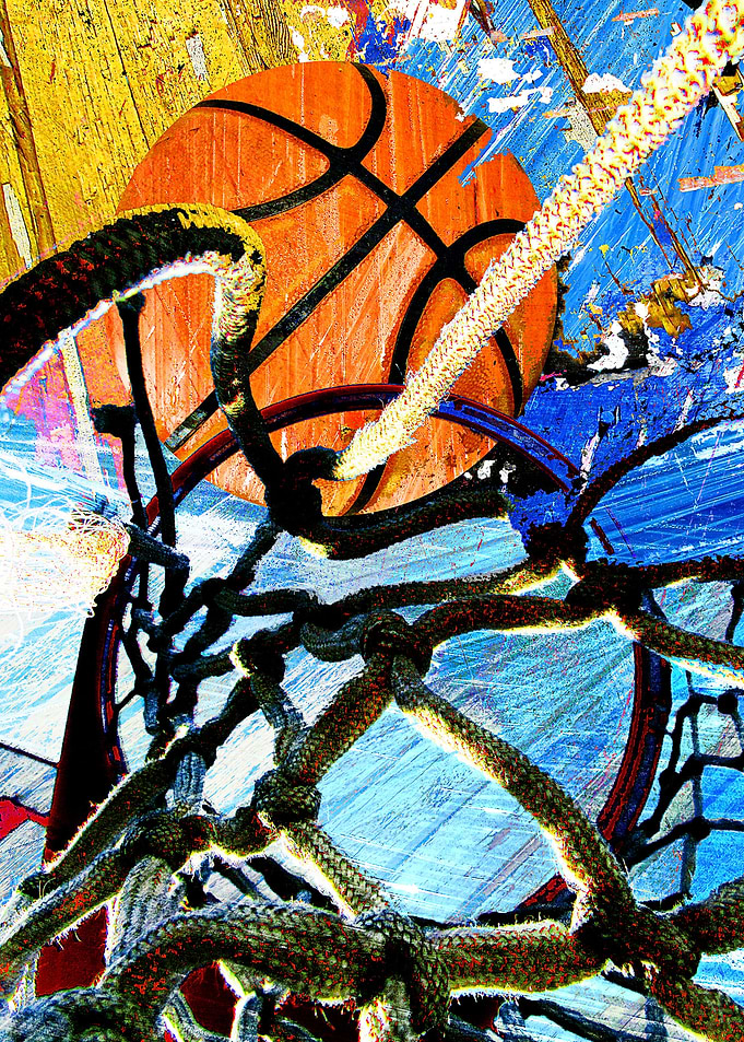 Basketball art print S254