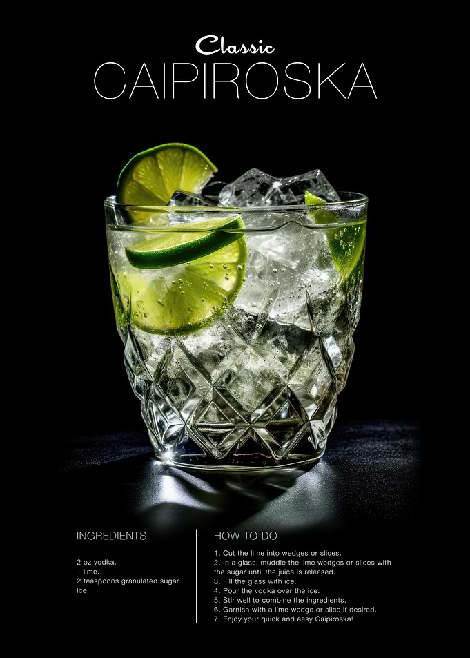 Caipiroska Cocktail