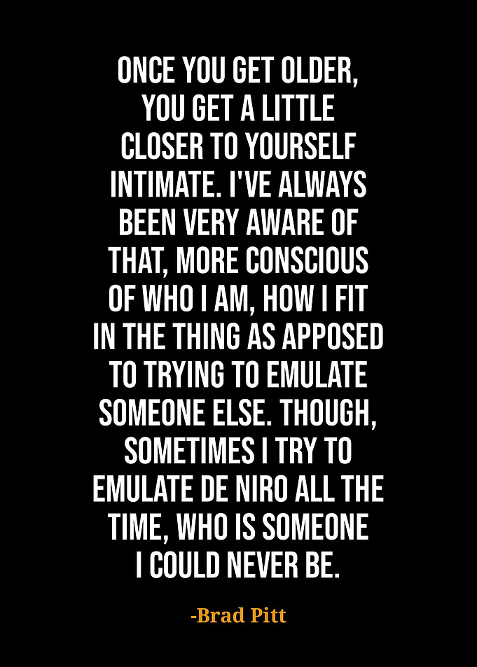 Brad Pitt quotes