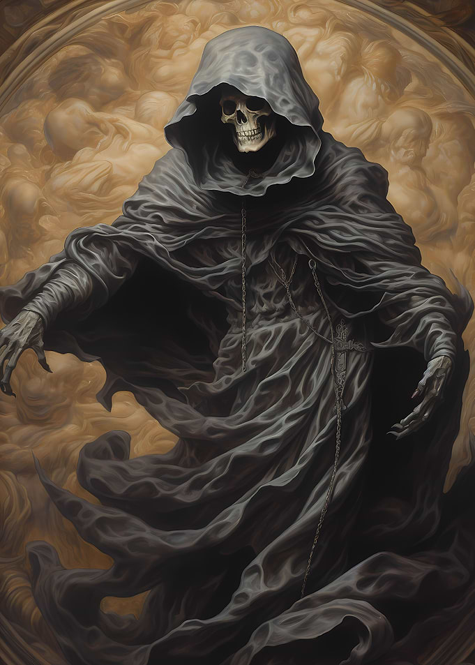 Grim Reaper Painting