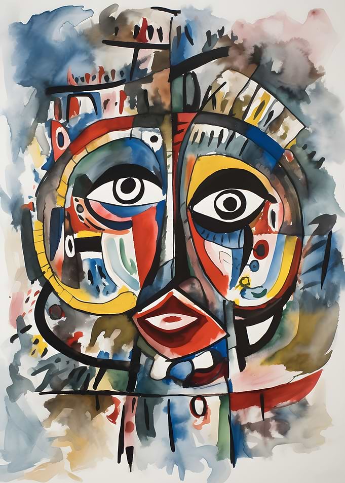 Abstract Art Mask