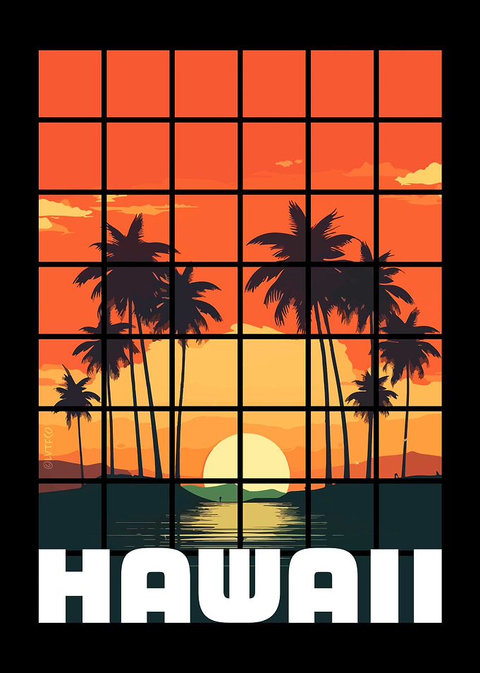 Hawaii Zen Sunset Scenery