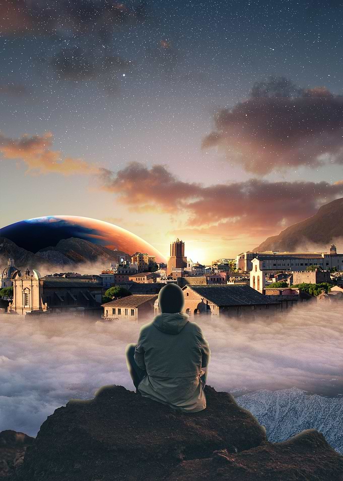 Sunset in Cloud City