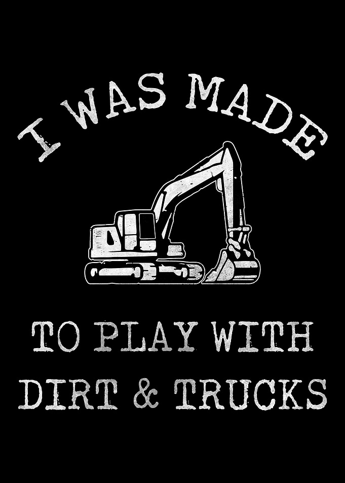 Excavator Operator Retro