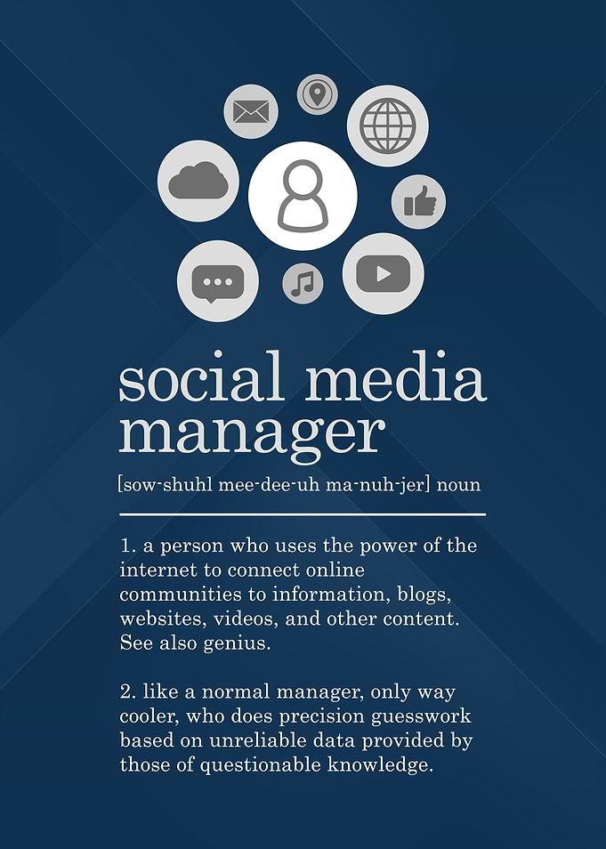 Funny Social Media Manager